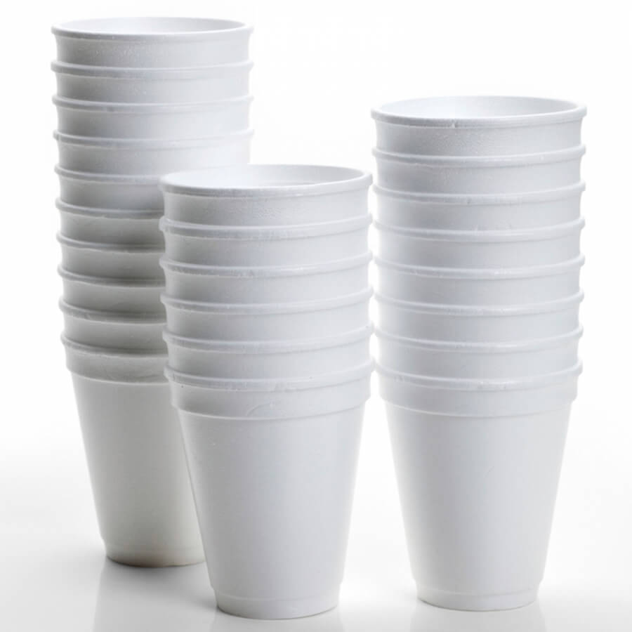 polystyrene cups 