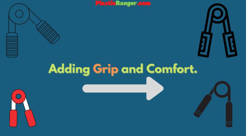 adding grip and comfort 