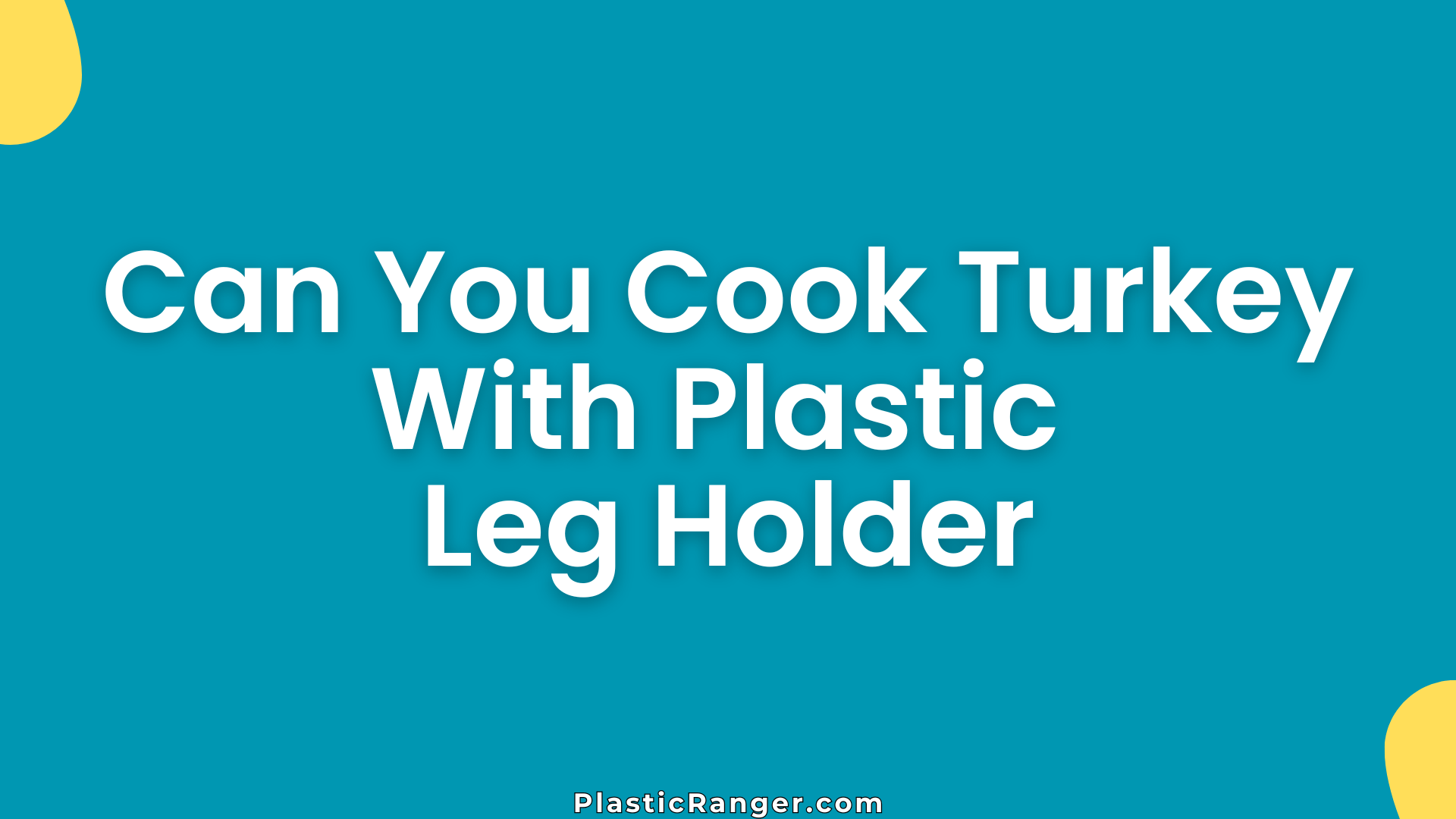 Can You Cook Turkey With Plastic Leg Holder