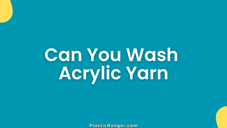 Can You Wash Acrylic Yarn