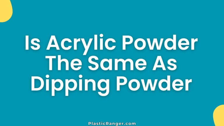 Is Acrylic Powder The Same As Dipping Powder