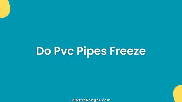 Do Pvc Pipes Freeze