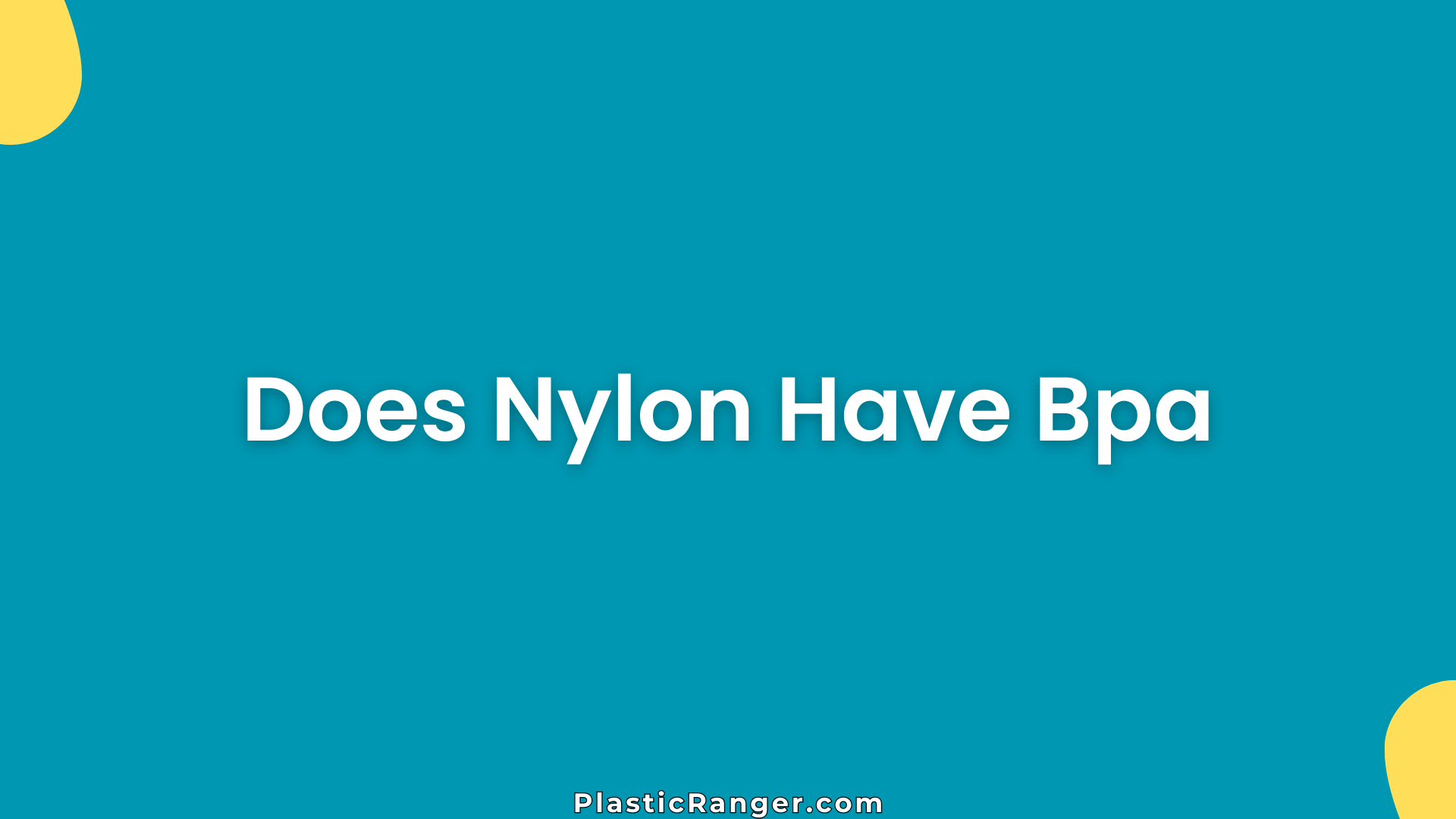 Does Nylon Have Bpa