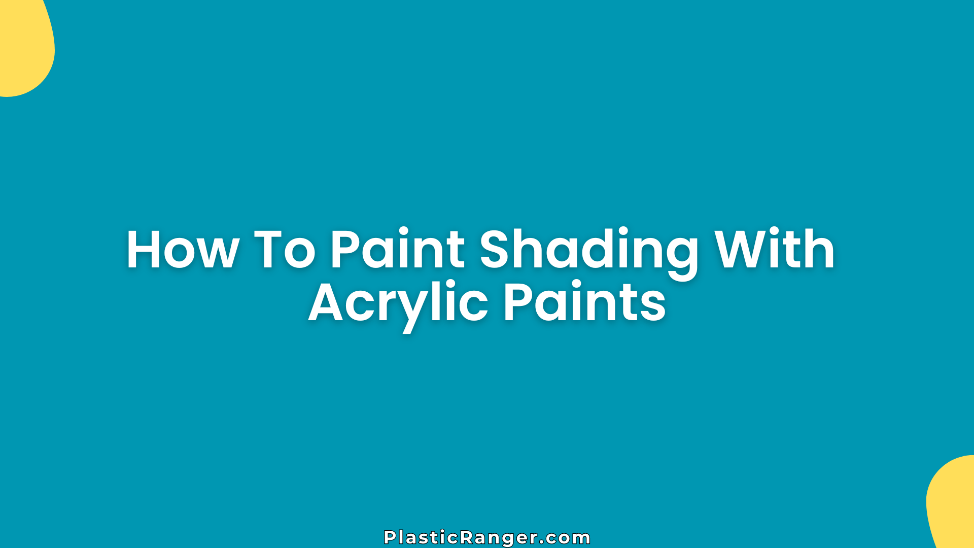 How To Paint Shading With Acrylic Paints