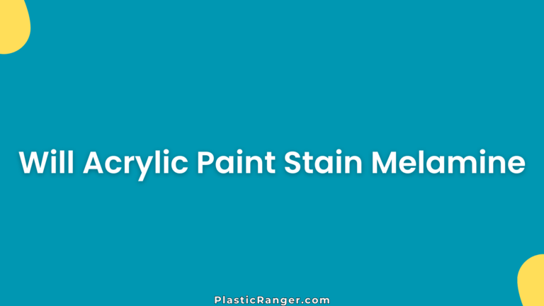 Will Acrylic Paint Stain Melamine