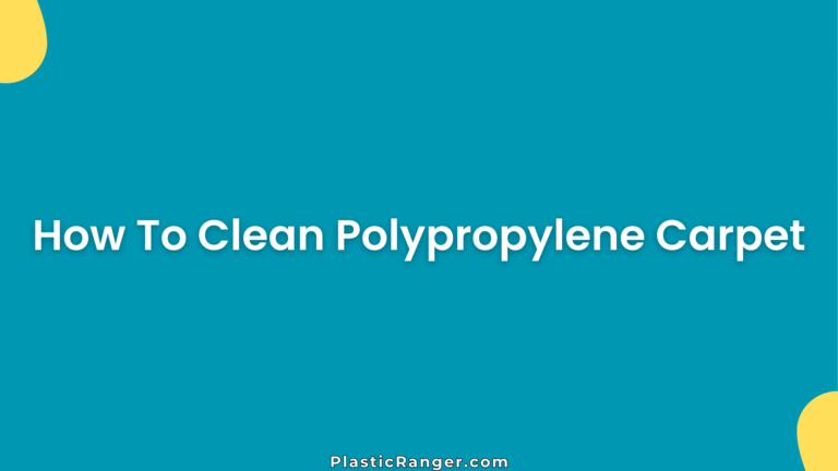 How To Clean Polypropylene Carpet