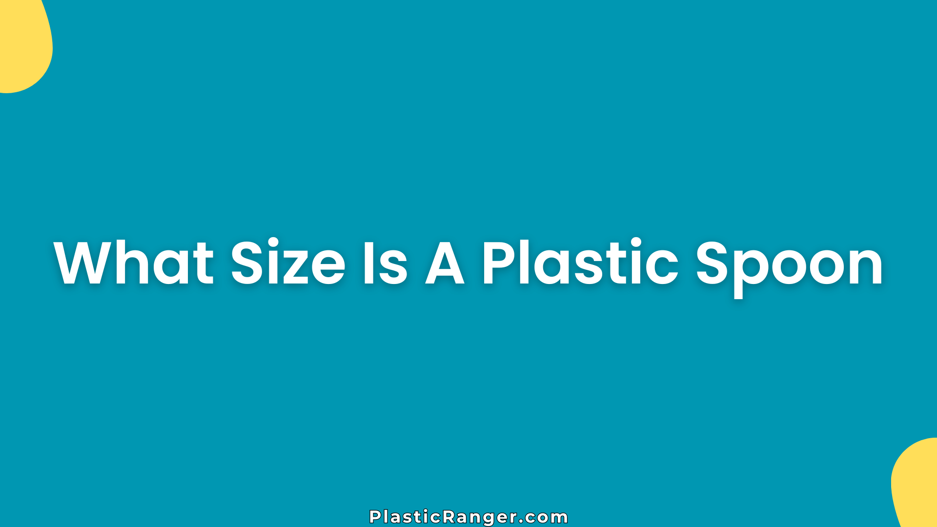 What Size Is A Plastic Spoon