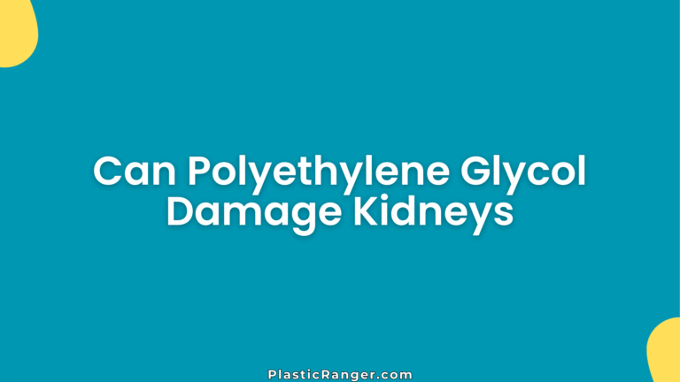 Can Polyethylene Glycol Damage Kidneys