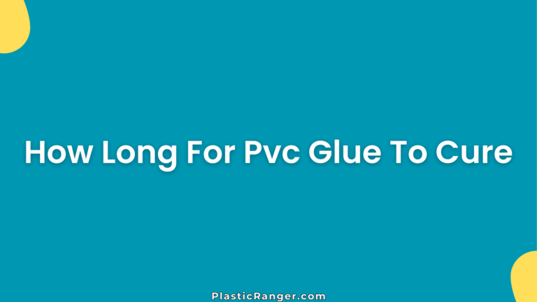 How Long For Pvc Glue To Cure