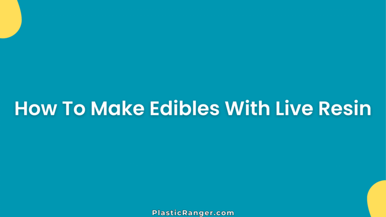 How To Make Edibles With Live Resin