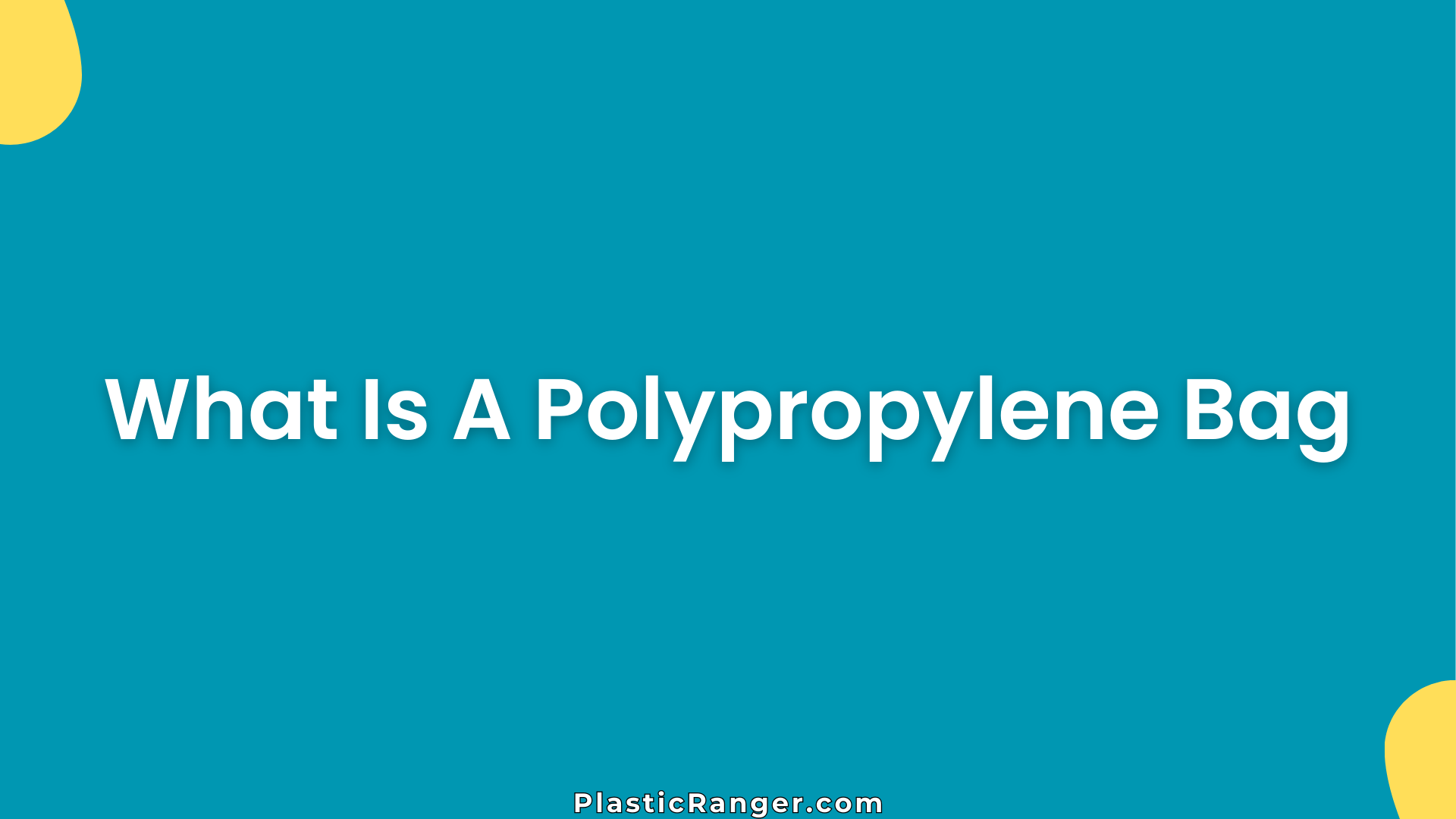 What Is A Polypropylene Bag