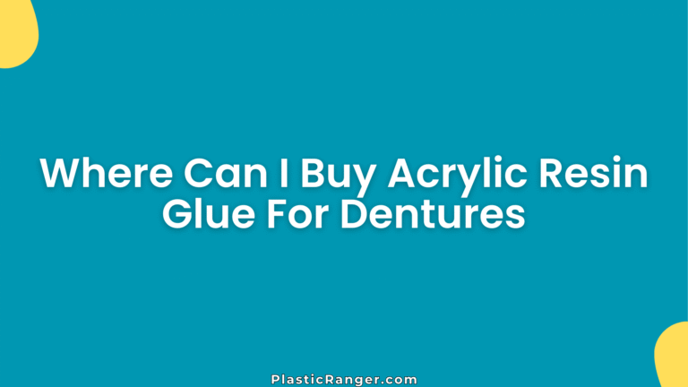 Where Can I Buy Acrylic Resin Glue For Dentures