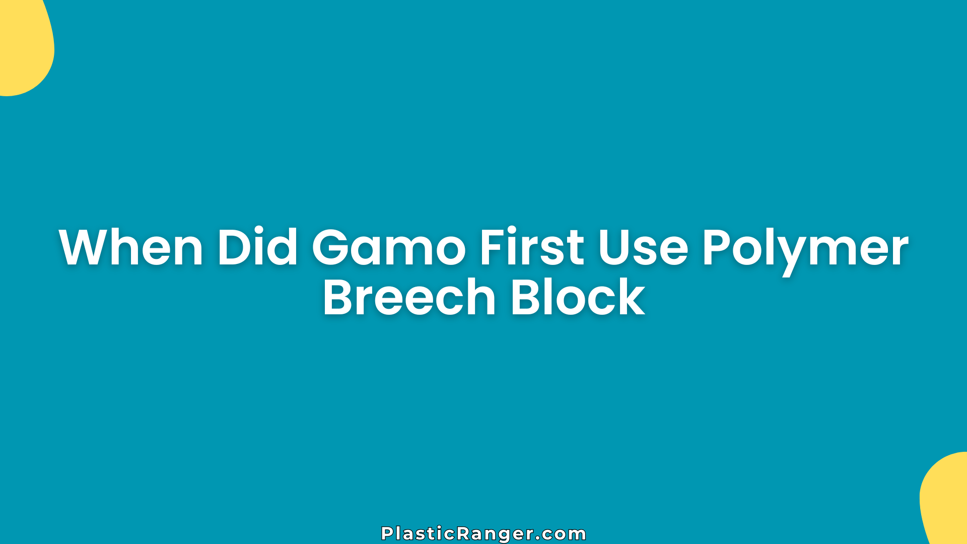 When Did Gamo First Use Polymer Breech Block