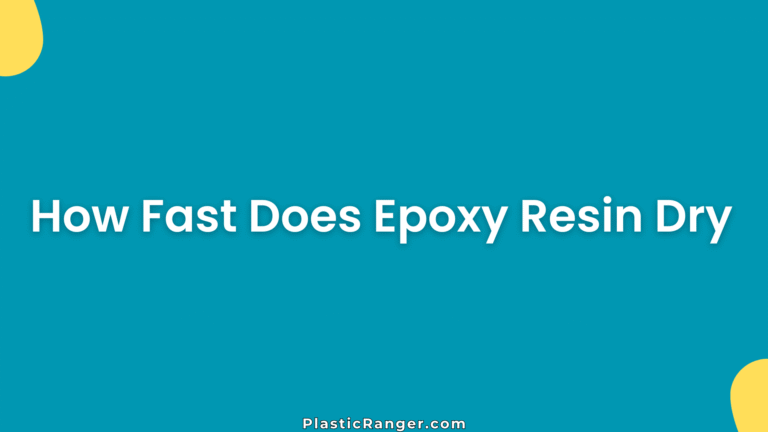 How Fast Does Epoxy Resin Dry