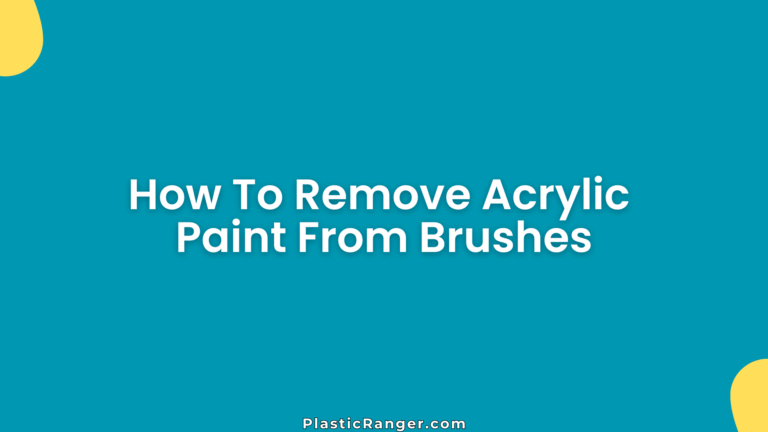 How To Remove Acrylic Paint From Brushes