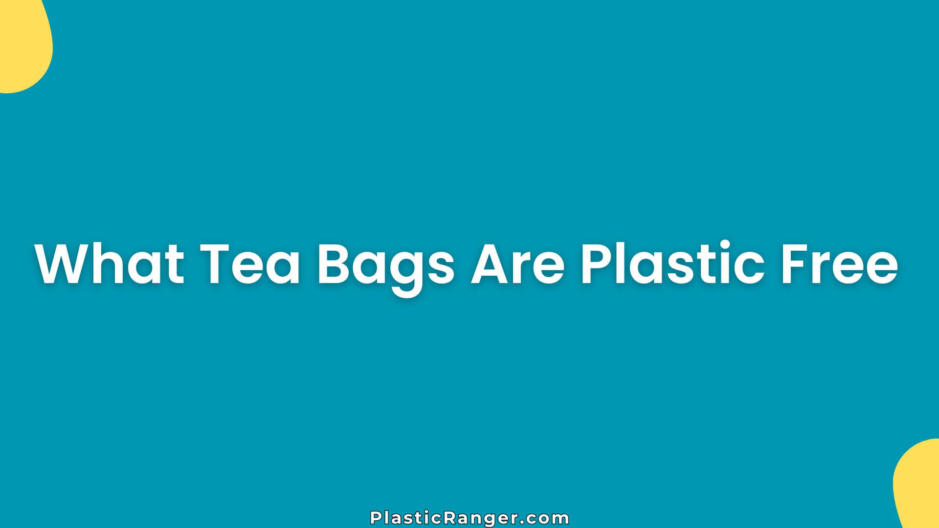 What Tea Bags Are Plastic Free
